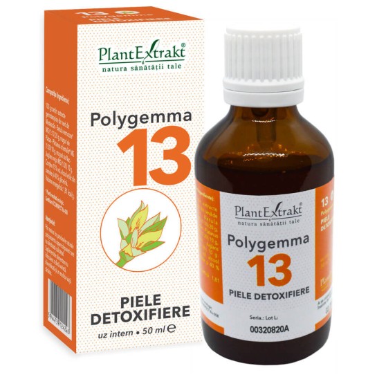 Polygemma 13 - Piele detoxifiere x 50 ml