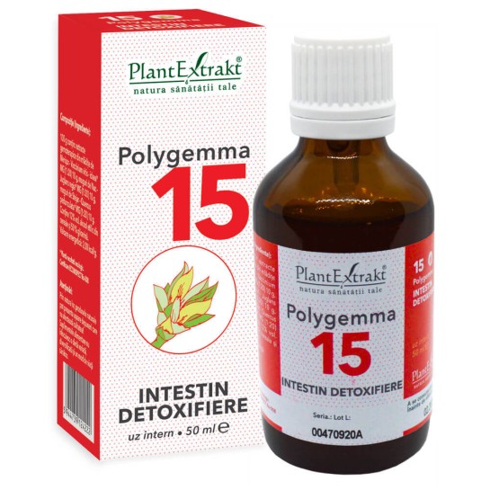 Polygemma 15 - Intestin detoxifiere x 50 ml