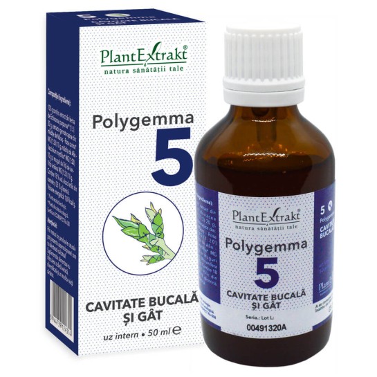 Polygemma 5 - Cavitate Bucală şi Gât x 50ml