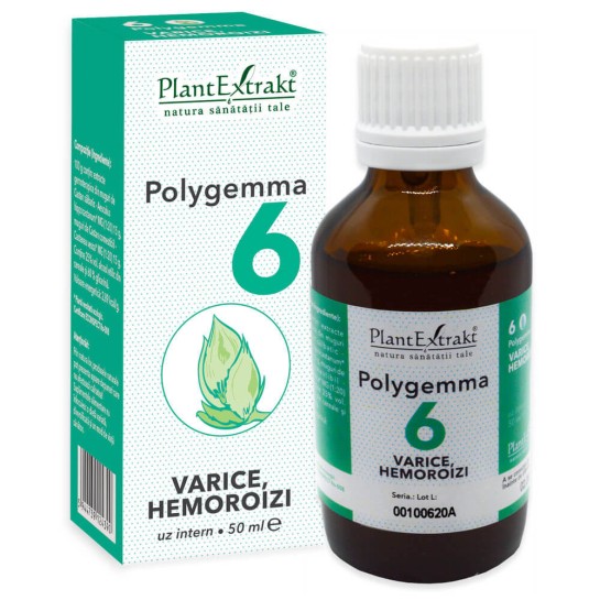 Polygemma 6 - Varice, Hemoroizi x 50 ml