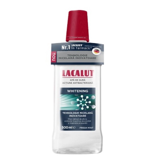 Lacalut Whitening Apă de gură x 500 ml