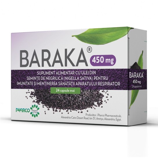 Baraka 450 mg x 24 capsule moi