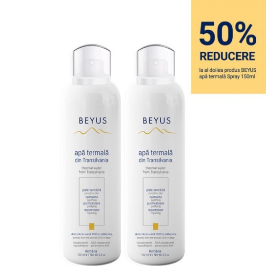 BEYUS Apa termala x 150 ml 1+1 - 50% reducere din al doilea