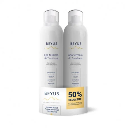 BEYUS Apa termala 250 ml 1+1 - 50% reducere din al doilea