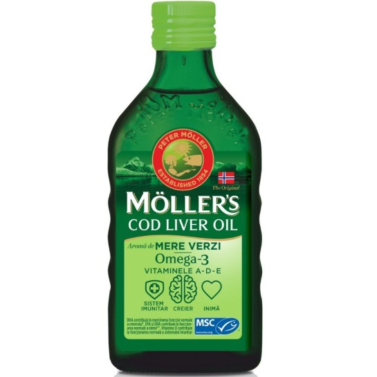 Moller's Cod liver oil omega 3 Mere Verzi x 250ml