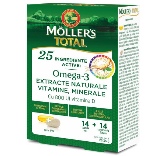 Moller's Total 14 capsule + 14 tablete