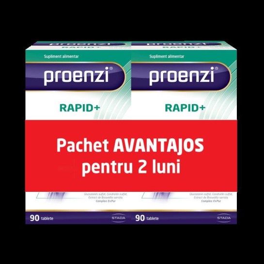 Proenzi Rapid+ x 90 tablete 1+1 (35% din al doilea)