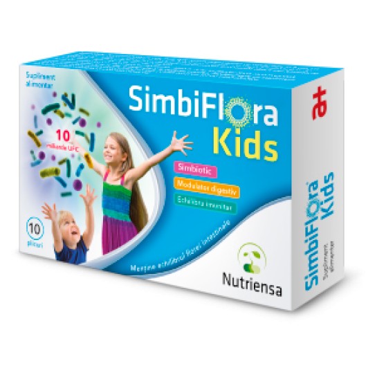 SimbiFlora Kids pulb.orala x10 plicuri