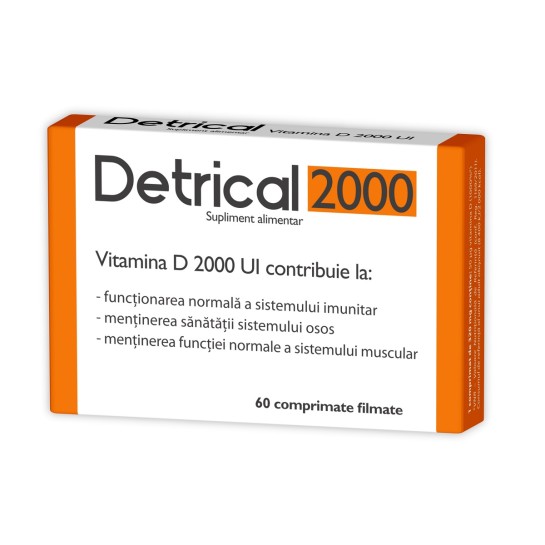 Detrical D3 2000UI x 60 comprimate