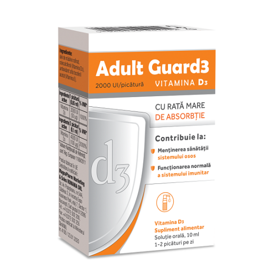 Adult Guard3 2000UI vitamina D3 x10ml