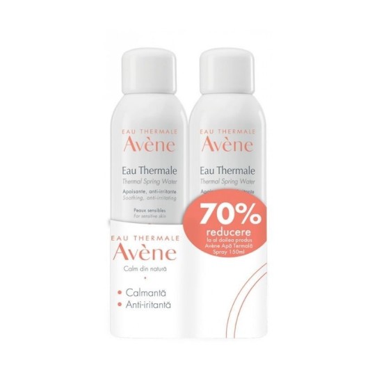 Avene Apa termala x 150ml 1+1  70% REDUCERE