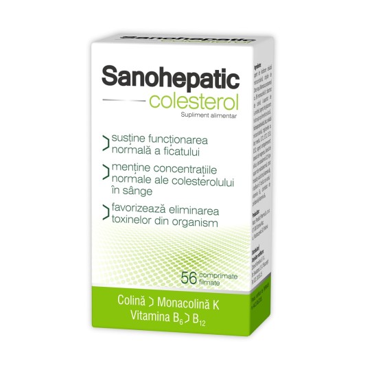 Sanohepatic Colesterol Plus x 60 comprimate