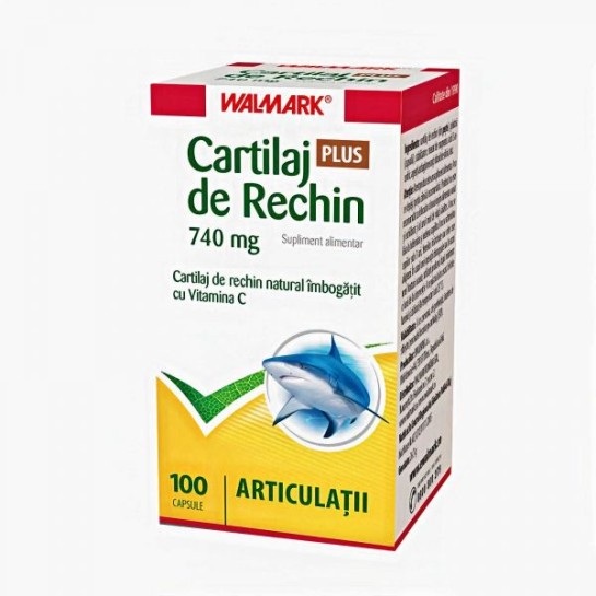 Cartilaj de rechin Plus 740mg x 100capsule