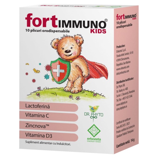 FortImmuno Kids x 10 plicuri orodispensabile