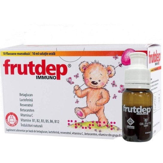 Frutdep Immuno 10 flacoane x 10 ml solutie orala