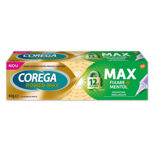 Corega Max fixare+mentol x 40g