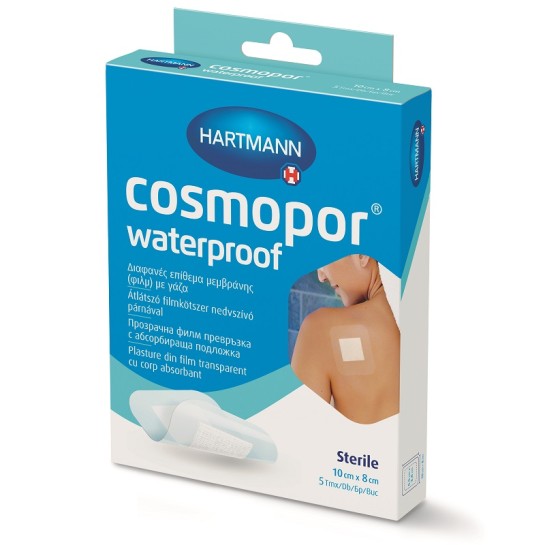 Cosmopor Waterproof plasture x10cm x8cm x5 bucati