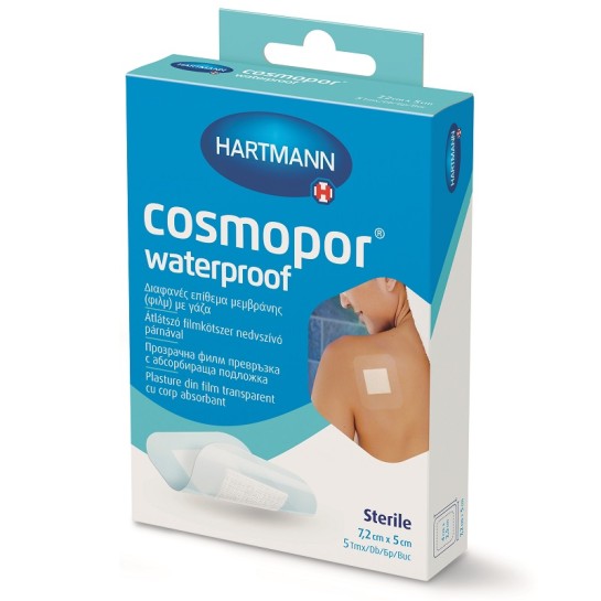 Cosmopor Waterproof plasture x7.2cm x5cm x5 bucati