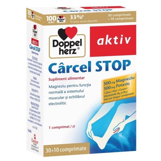 Doppelherz Carcel Stop x 30 comprimate+10 comprimate Gratis