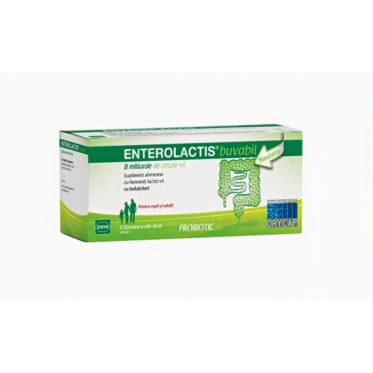 Enterolactis 10ml solutie buvabila x 12 flacoane