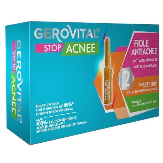 Gerovital Stop Acnee Fiole Antiacneice 10x2ml