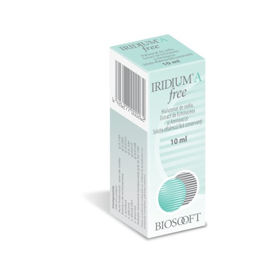 Iridium A free solutie oftalmica x10ml