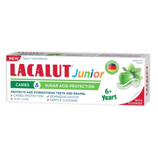 Lacalut Junior 6+ ani protectie anticarie si zaharuri x 55ml