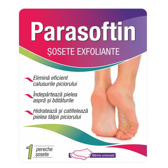 Parasoftin sosete exfoliante