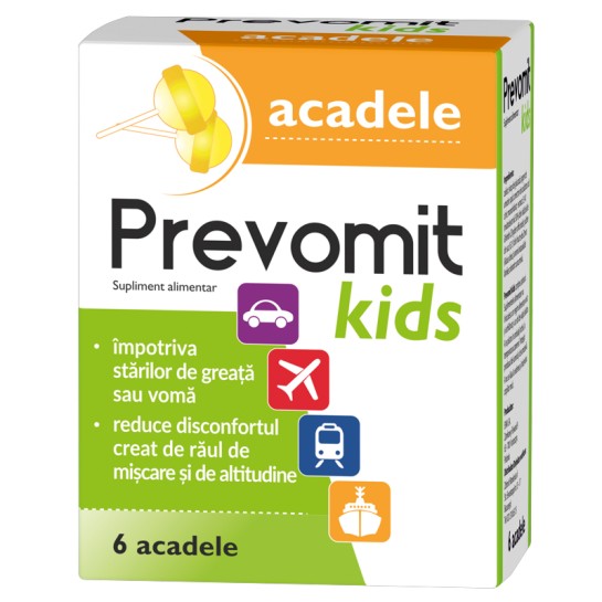 Prevomit kids x 6 acadele