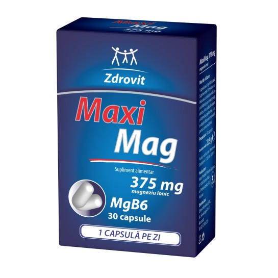 MaxiMag 375mg Mg+B6 x 30 capsule