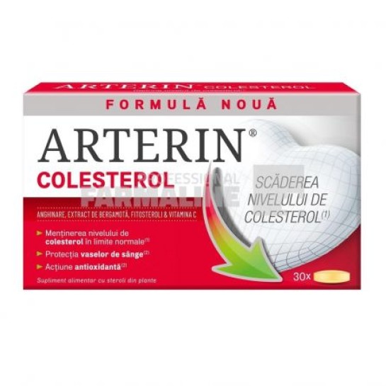 Arterin Colesterol x 30 comprimate filmate