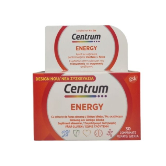 Centrum  Energy x 30 comprimate filmate