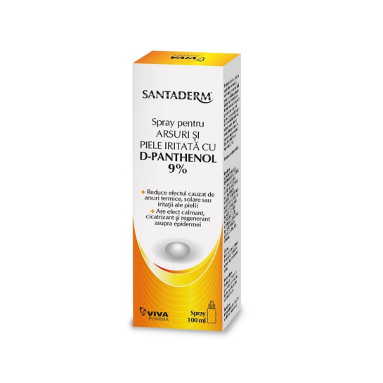 Santaderm spray cu D-Panthenol x 100ml