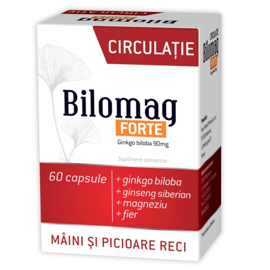 Bilomag Forte circulatie x 60 capsule