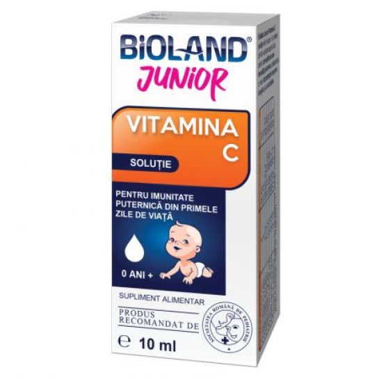 Bioland Junior Vitamina C solutie orala x10ml
