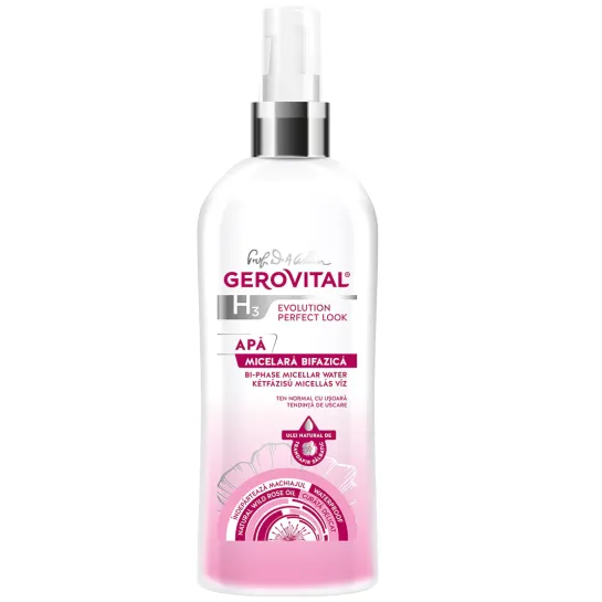 Gerovital H3 Evolution perfect look Apa micelara bifazica x 150 ml