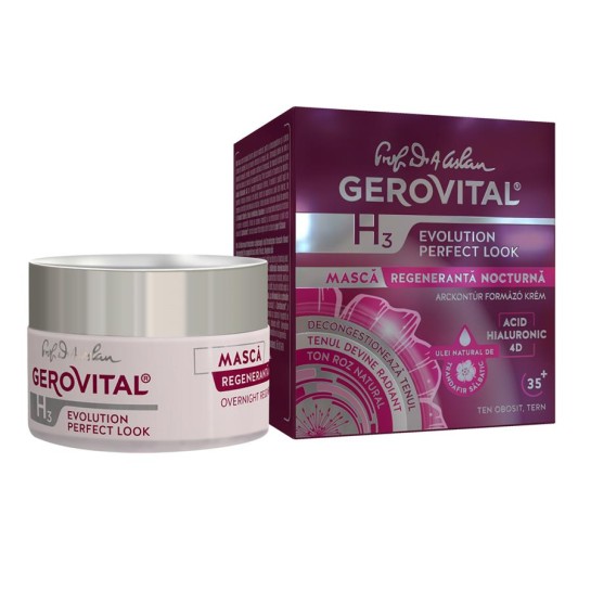 Gerovital H3 Evolution perfect look Masca regeneratoare nocturna  x 50 ml