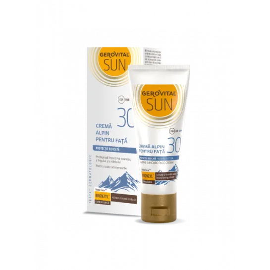 Gerovital Sun Crema Alpin fata SPF 30 x 30 ml