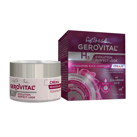 Gerovital H3 Evolution perfect look Crema remodelare contur fata 45+ x 50 ml