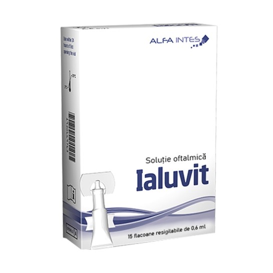 Ialuvit solutie oftalmica x15fl x0.6ml