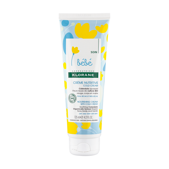 Klorane bebe crema nutritiva cold cream x125ml