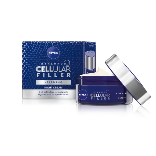 Nivea hyaluron cellular filler firming+cell activating night care x 50 ml