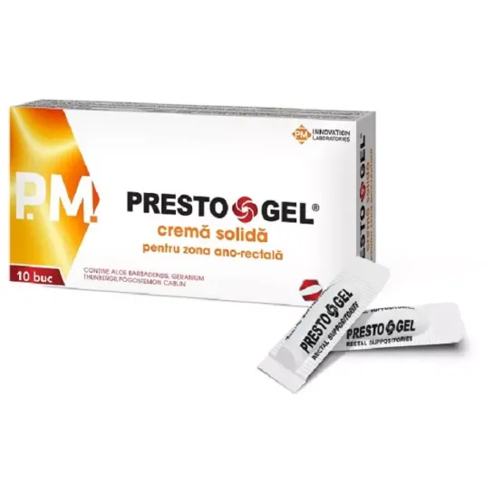 PrestoGel crema solida 10 supozitore