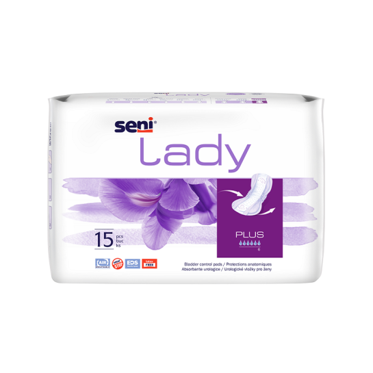 Seni absorbante pentru incontinenta Lady Plus x 15 bucati