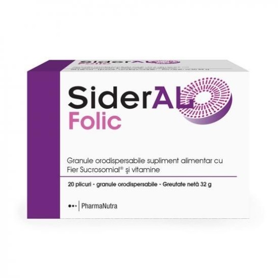 Sideral folic 20 plicuri