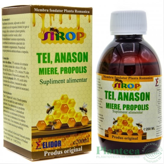 Sirop tei, anason, propolis x 200 ml