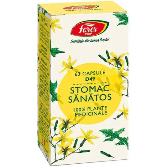 Stomac sanatos x 63 capsule