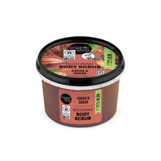 Body Scrub organic Cocoa&sugar x 250 ml