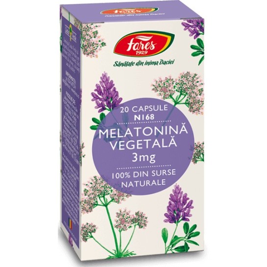 Melatonina vegetala x 20 capsulule