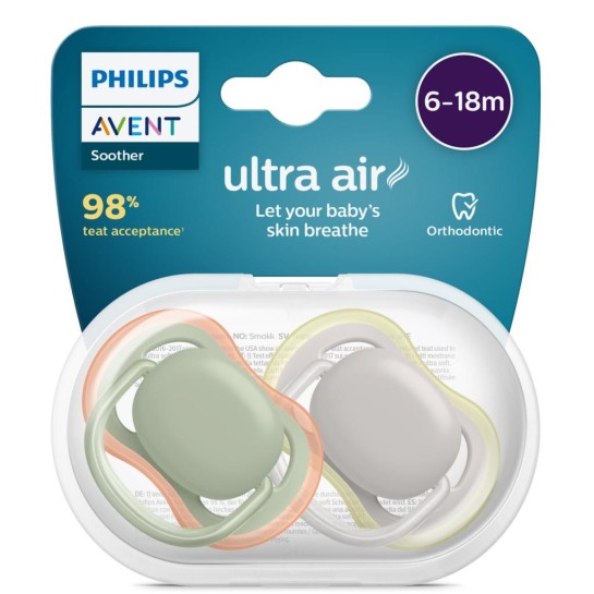 Avent Suzete ultra air 6-18 luni SCF085/20